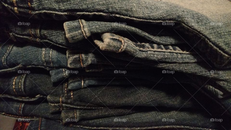 Lots of jeans