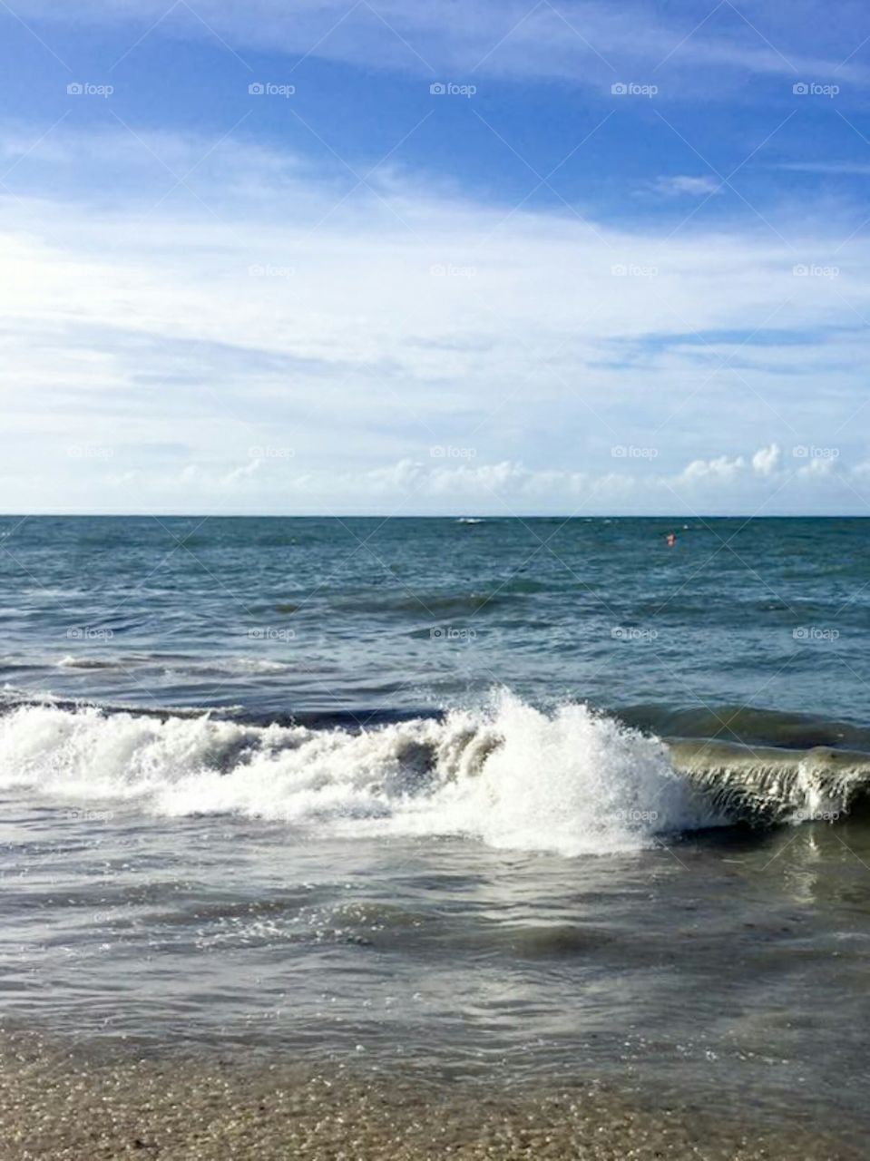 The movement of seawater in Barra Beach!