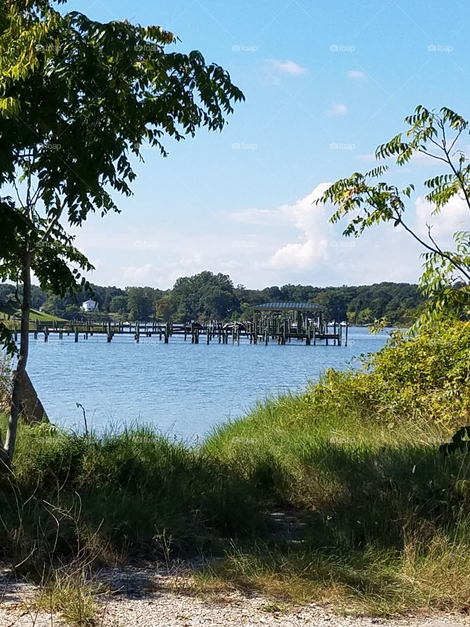 Docks at Colonial Beach Potomac river