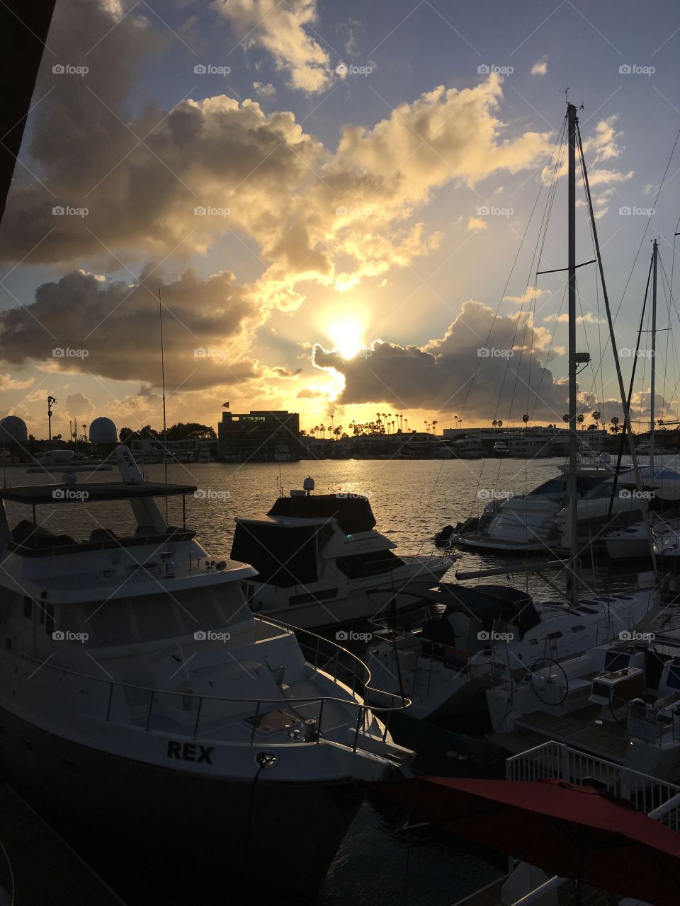 Sunset over the Harbor