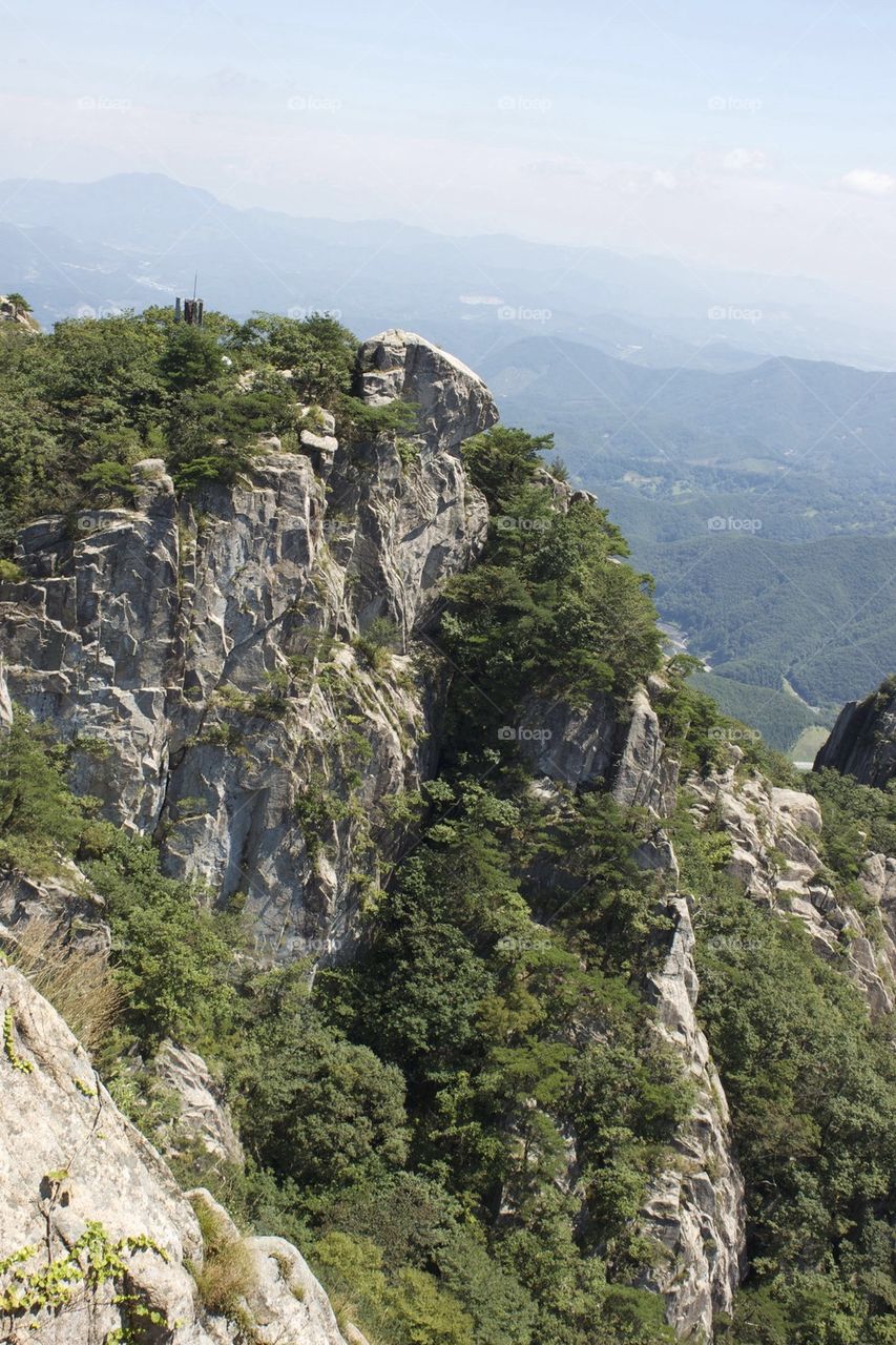 Scenic view of Mt.Daedun, South korea