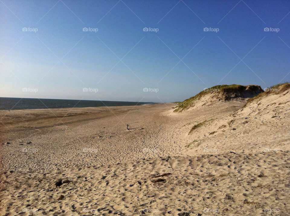 beach ocean sand sea by greirik