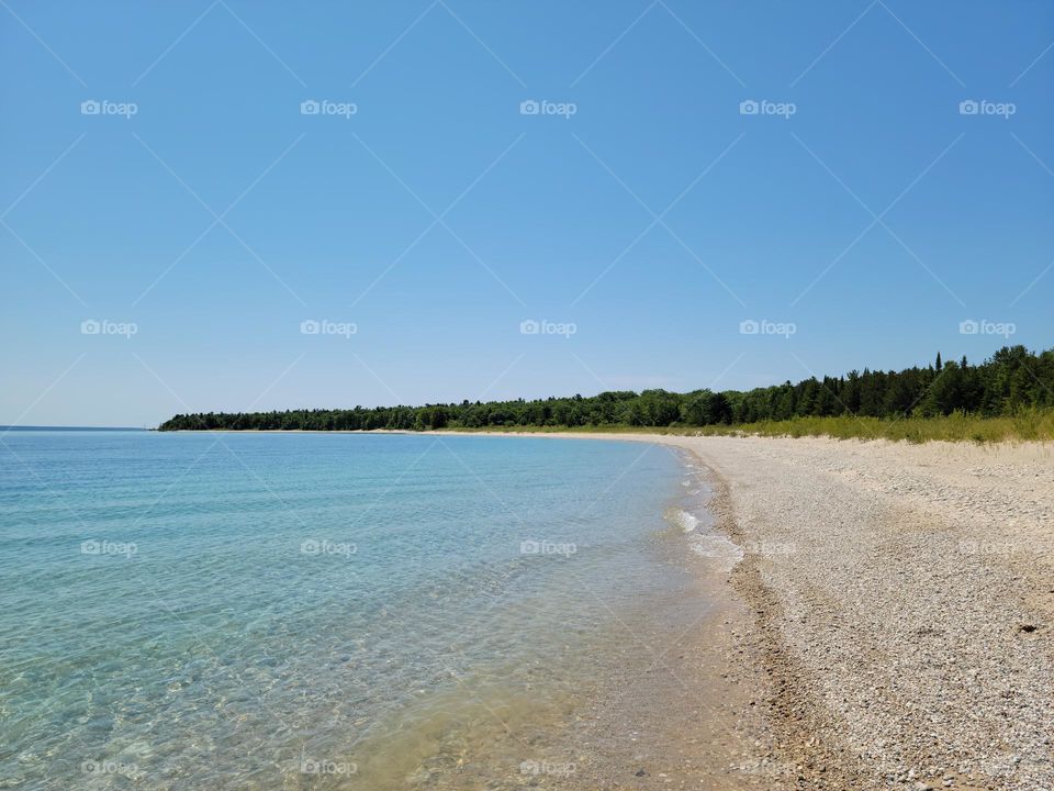 Visiting High Island in Lake Michigan