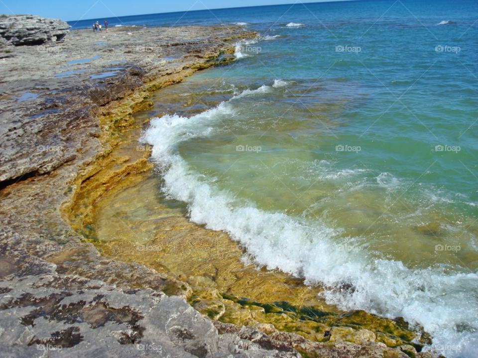 landscape beach sky green by somebeach