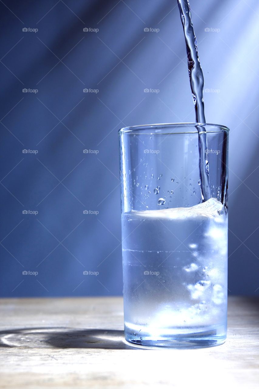 glass of cold water