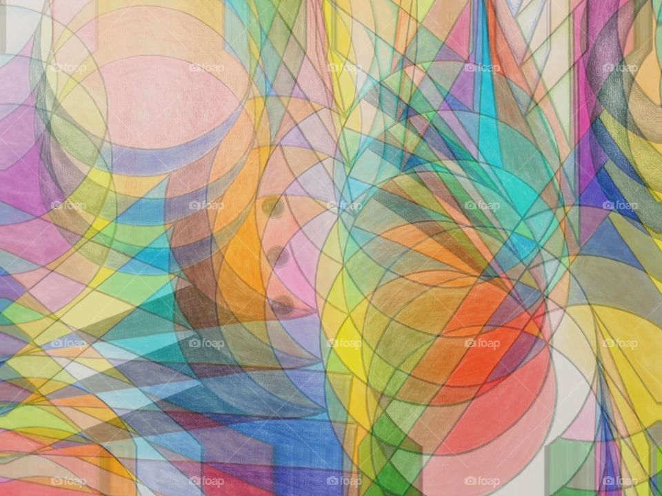 abstract colors, geometric