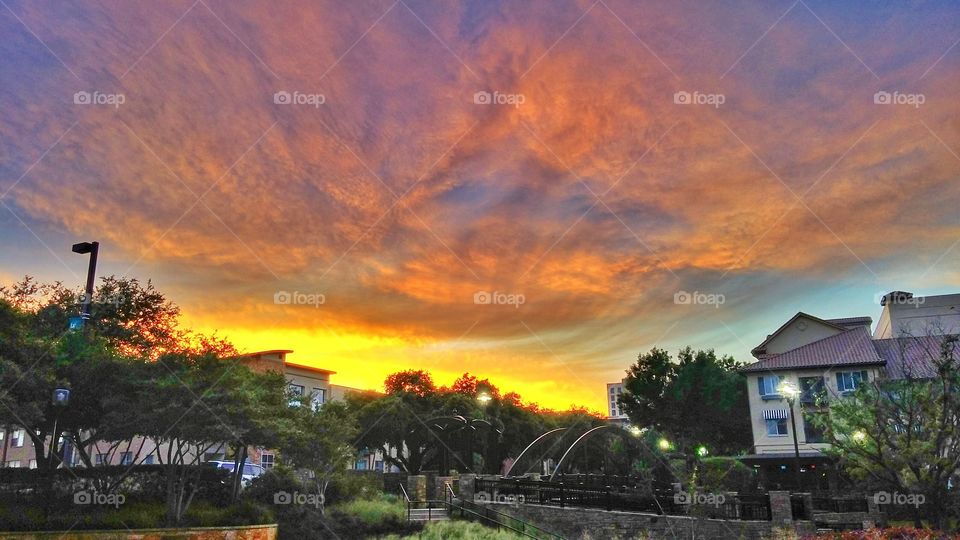 Cool Clouds at Sunset