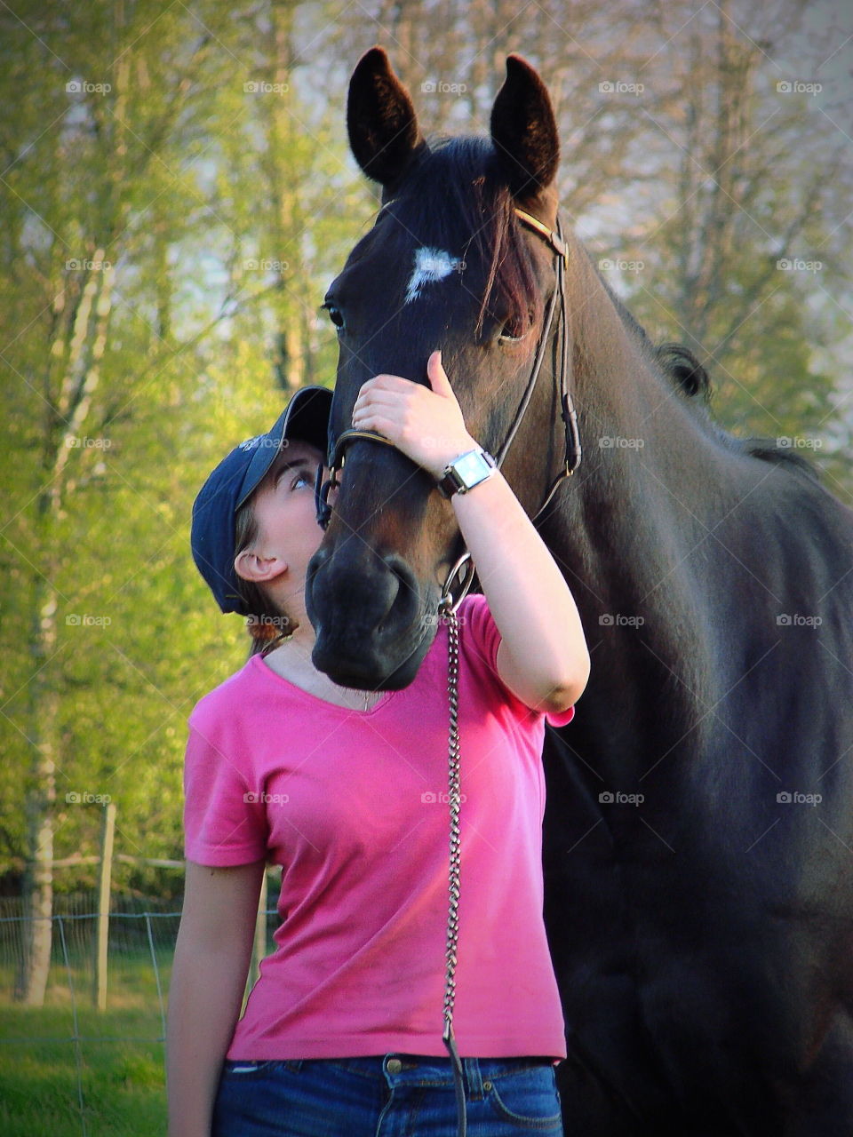 Girl and her horse