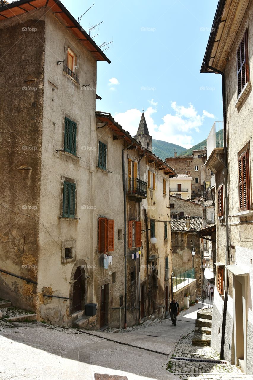 Scanno, village in the national park of Abruzzo, Italy
