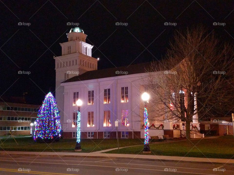 Courthouse at Christmas