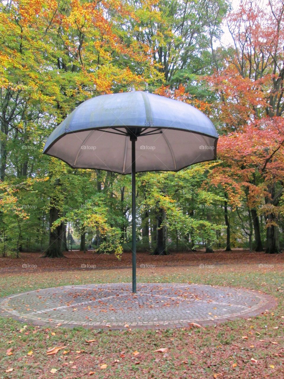 Umbrella in Autumn colors