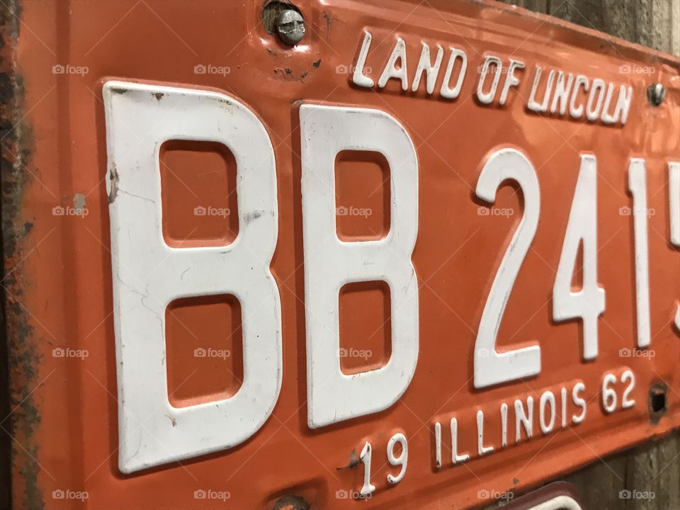 License plate 
