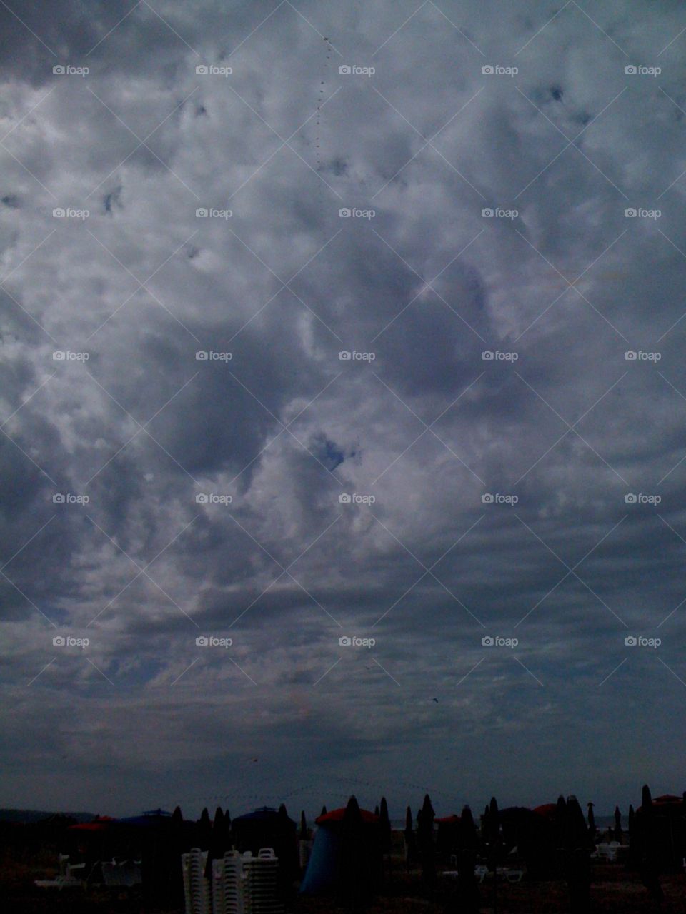 cloudy sky in Scotland