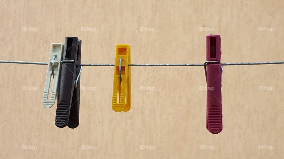 Color clothespins