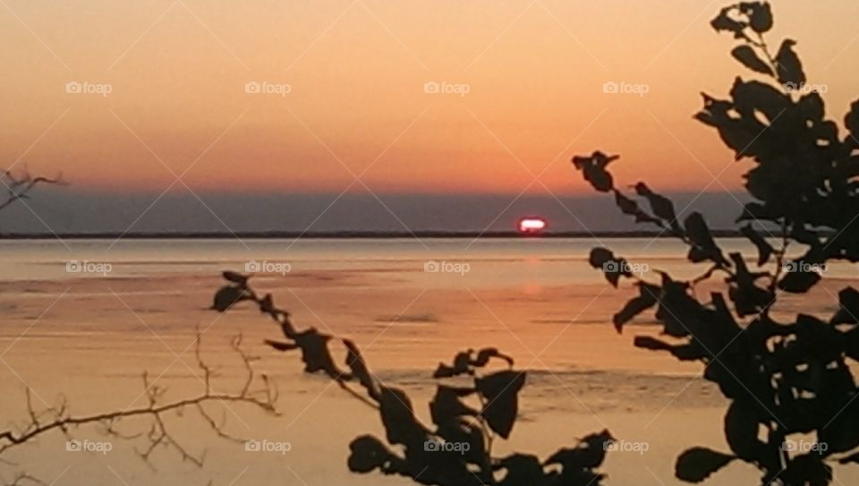 Sunset, Dnipro river, Ukraine