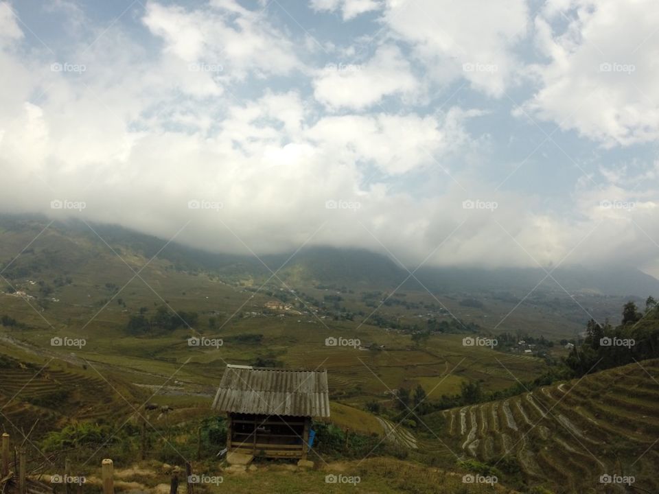 Mountains of Sapa in Vietnam