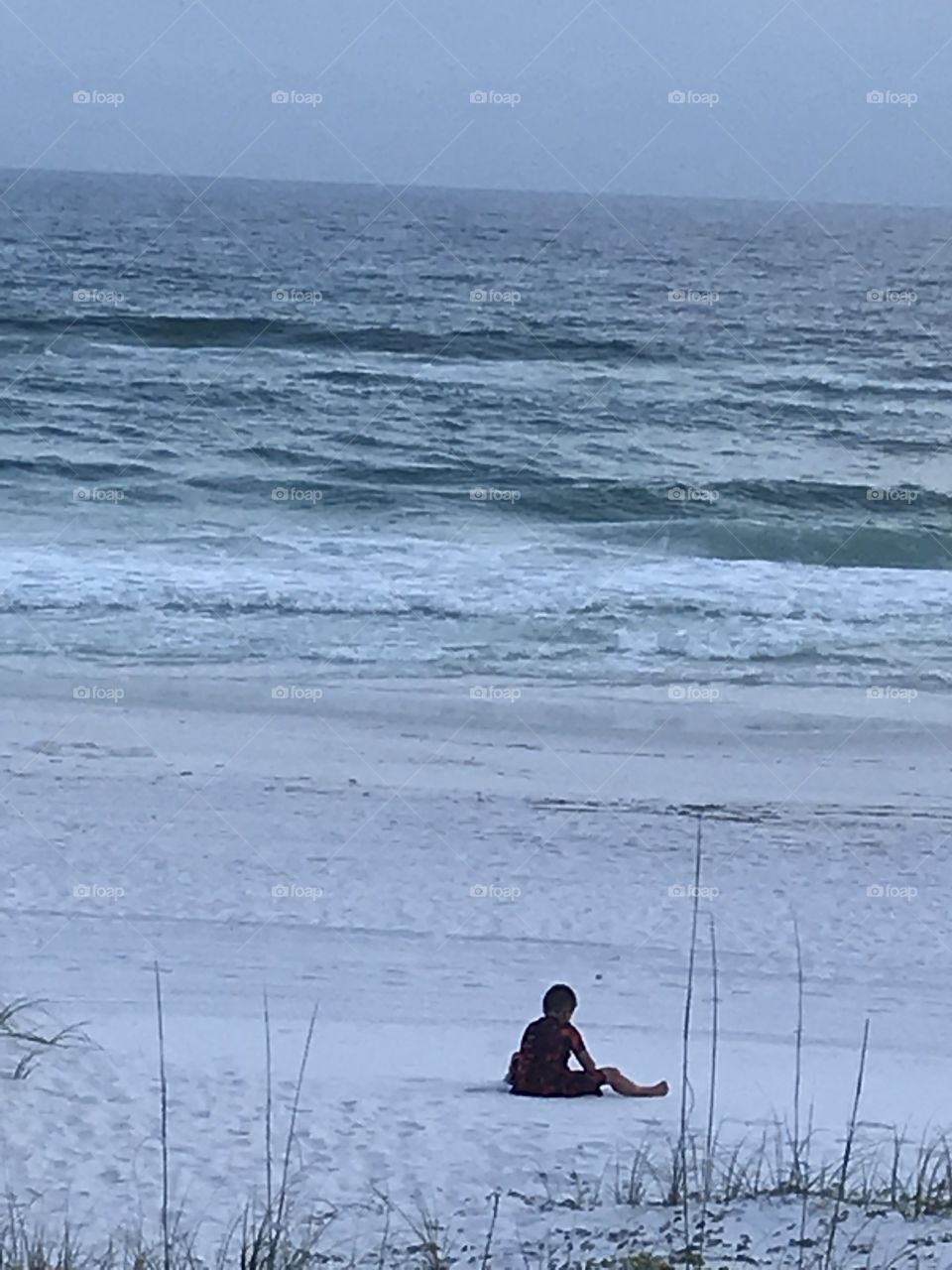 Relaxing on the beautiful Florida shore