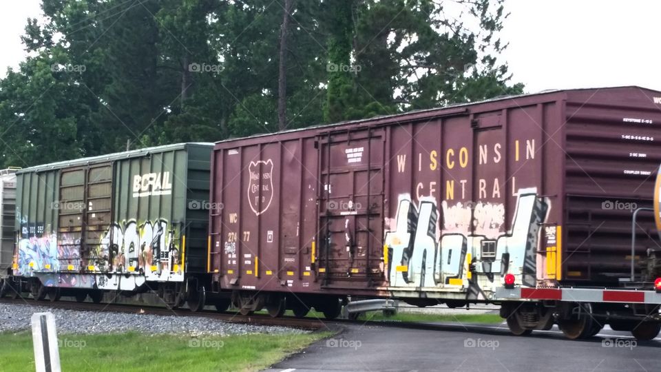 Graffiti Rail Cars
