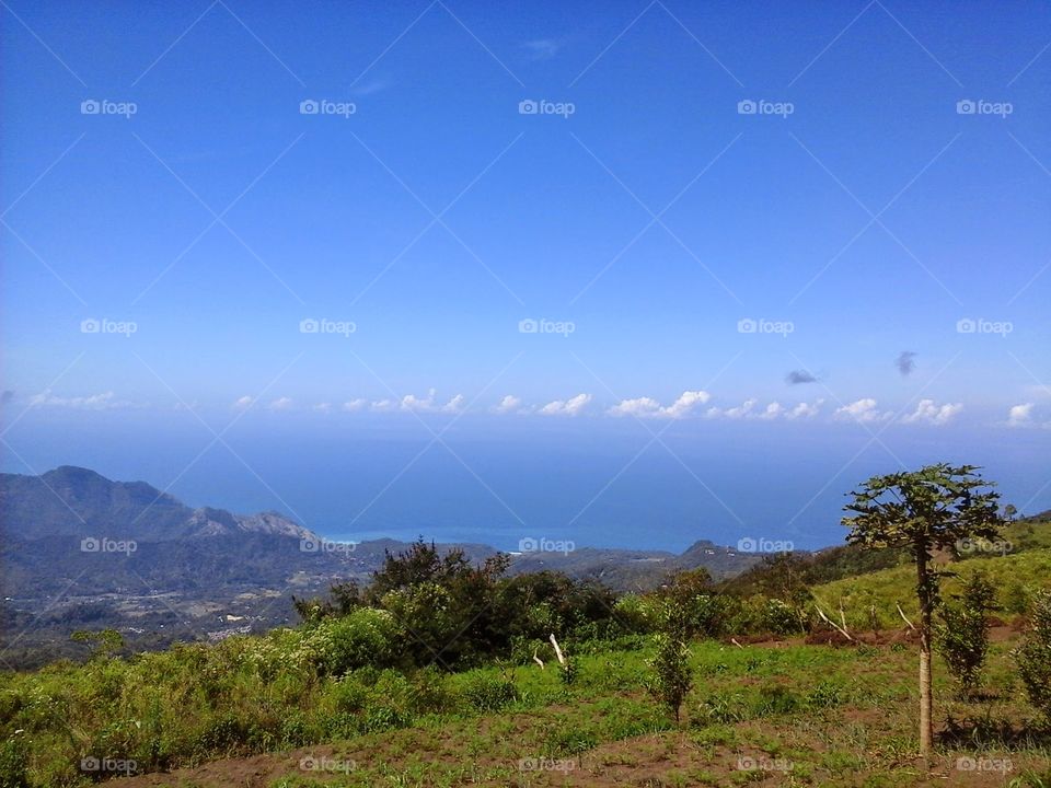 View from Kelimutu National Park's Guard Post