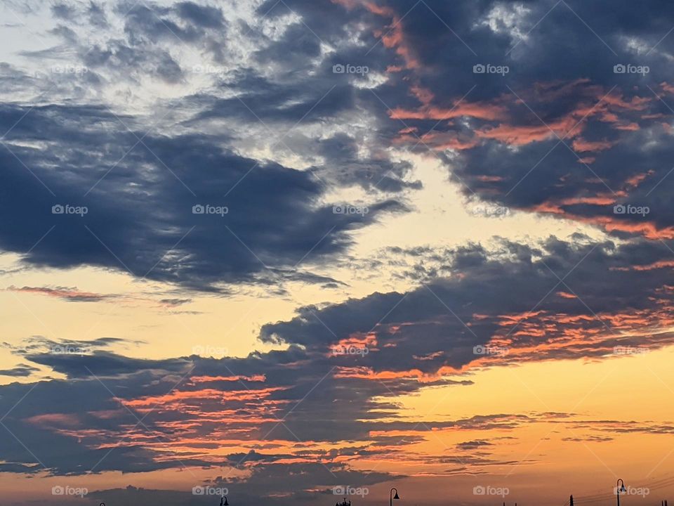 clouds and sunset