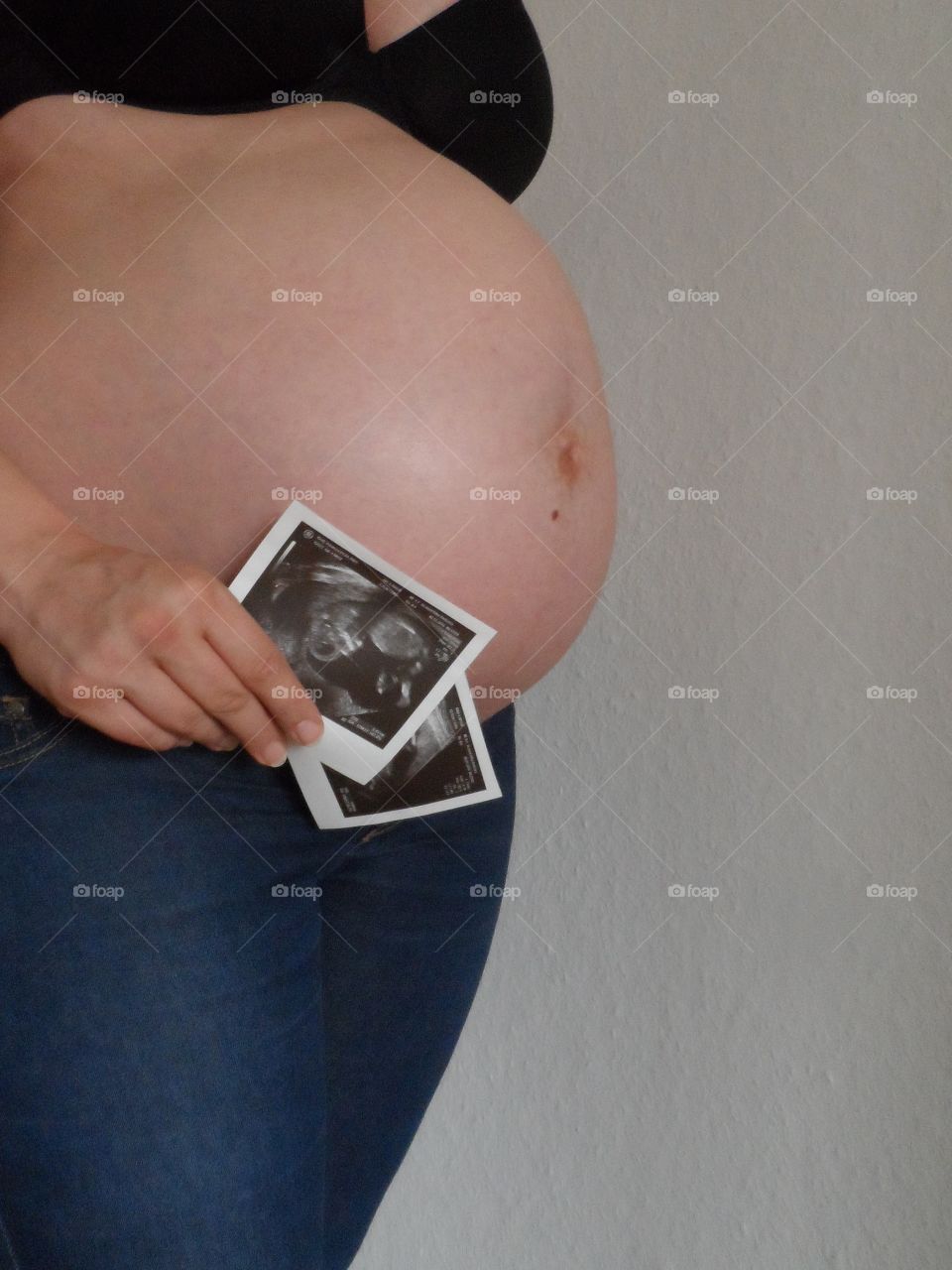 Baby bump. my baby bump with ultrasound photos