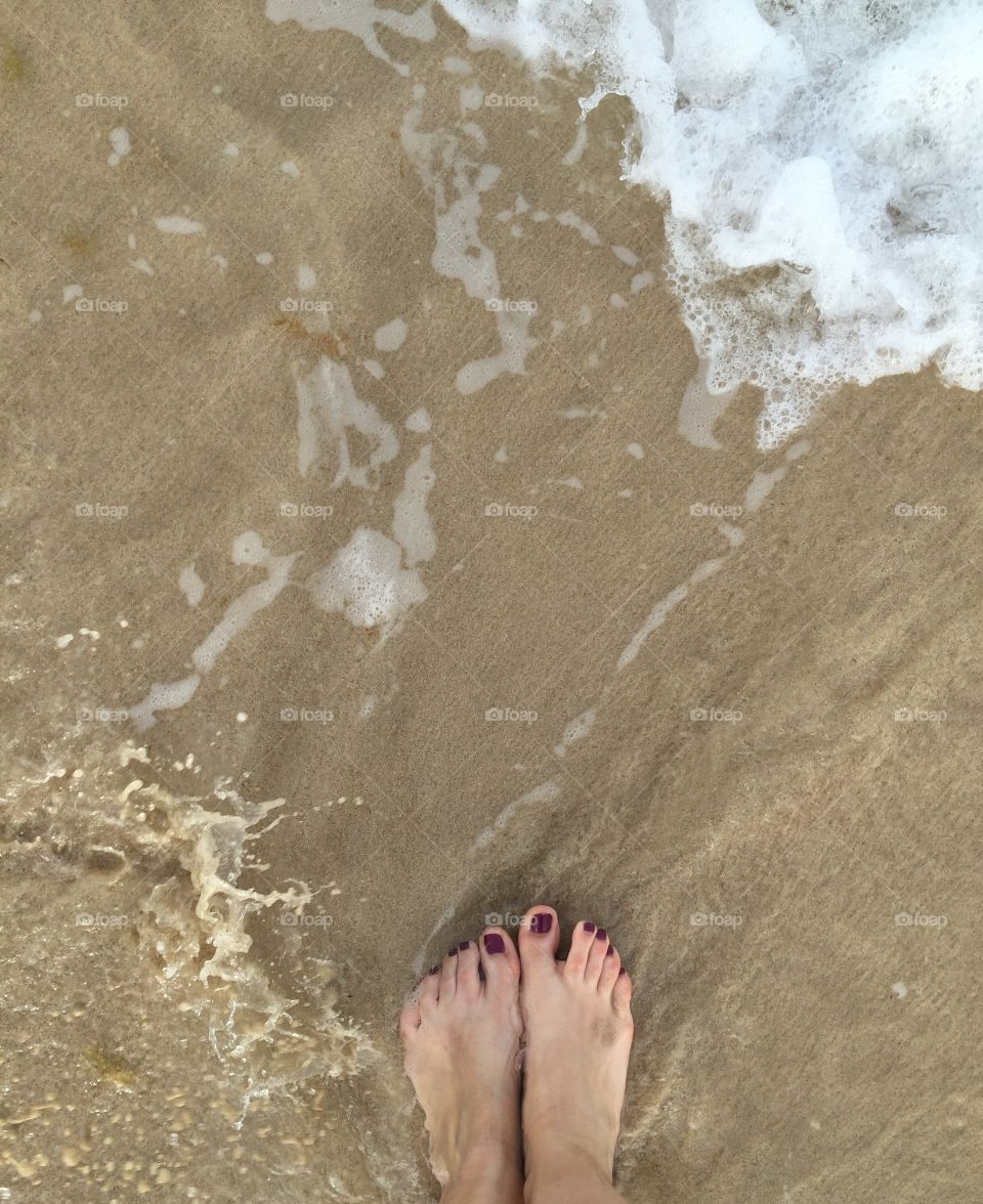 Foot on the Sea