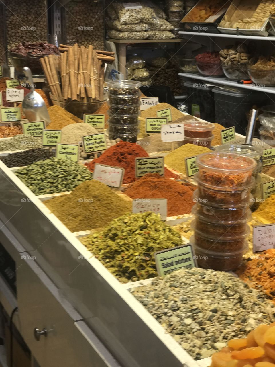 Food - Spices in Jerusalem, Israel 