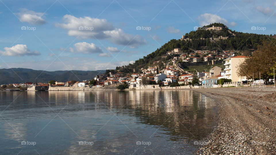 Gribovo beach Nafpaktos Gulf of Corinth