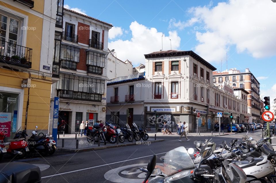 Streets of Madrid, Spain 