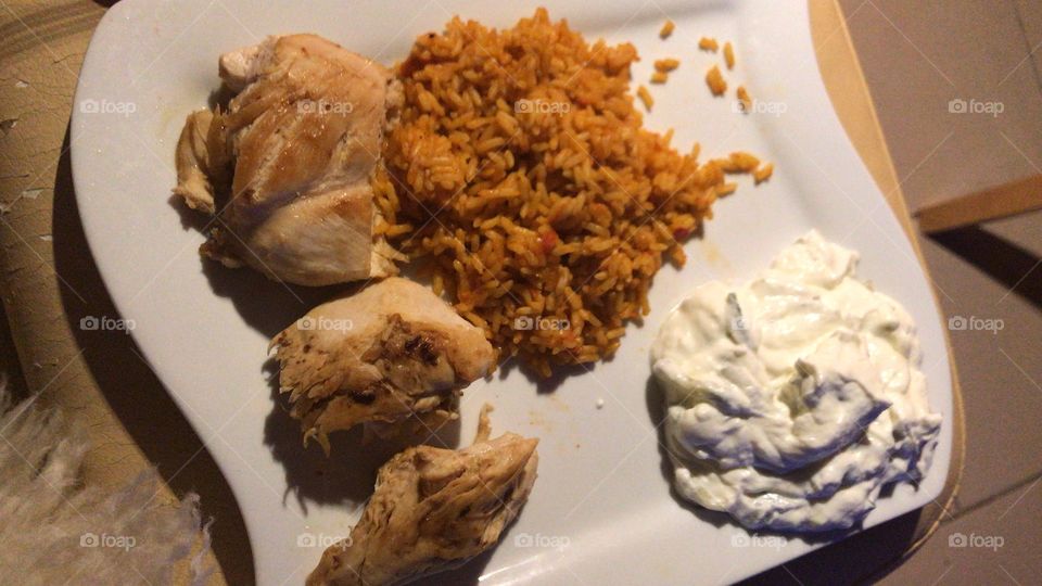Chicken and rice 