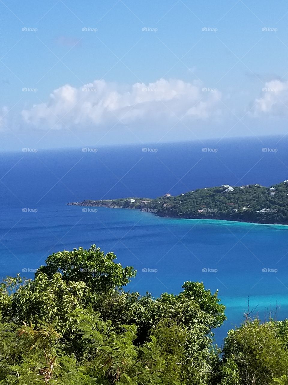 Beautiful picture of St Thomas Island.