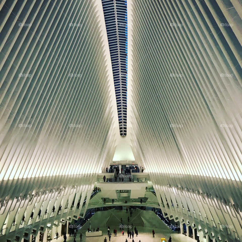 Inside the oculus center NY
