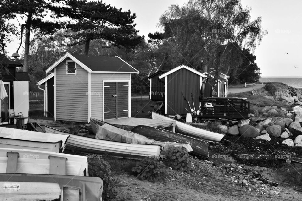 Same beautiful view but in black and white 