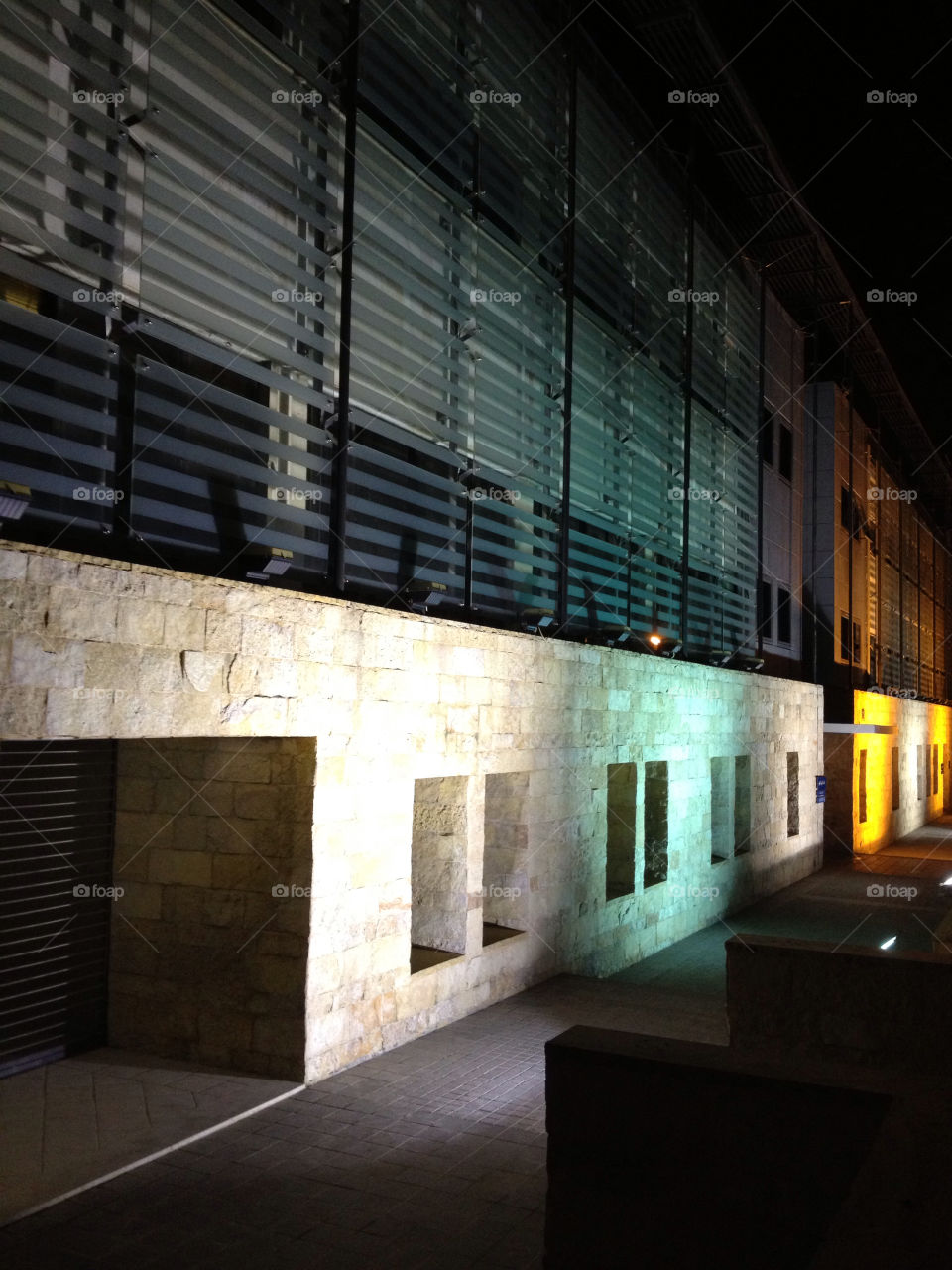 light yellow glass night by a.bilbaisi