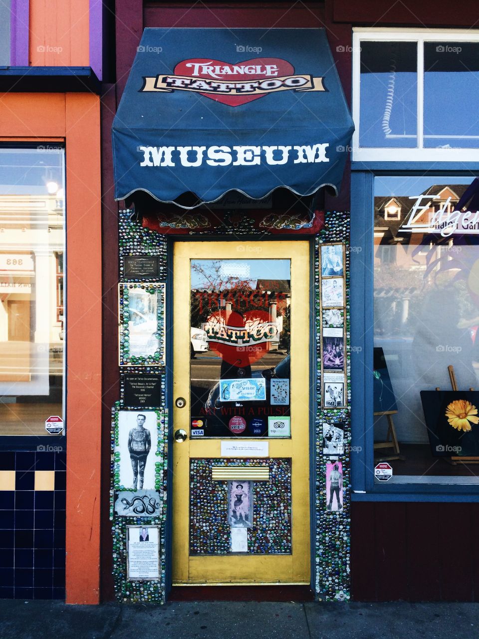 The museum of Tattoo in Fort Bragg, CA