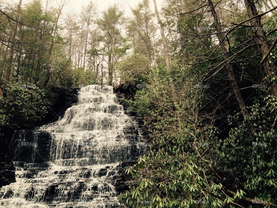 Benton Falls in North Georgia