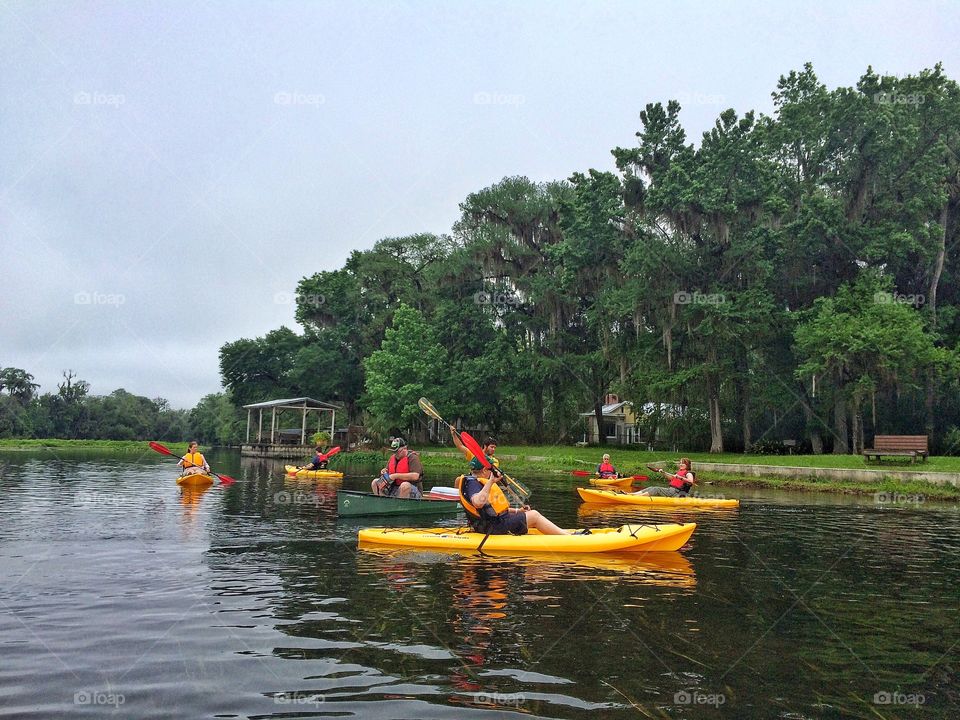 Kayaking on the Wekiva River