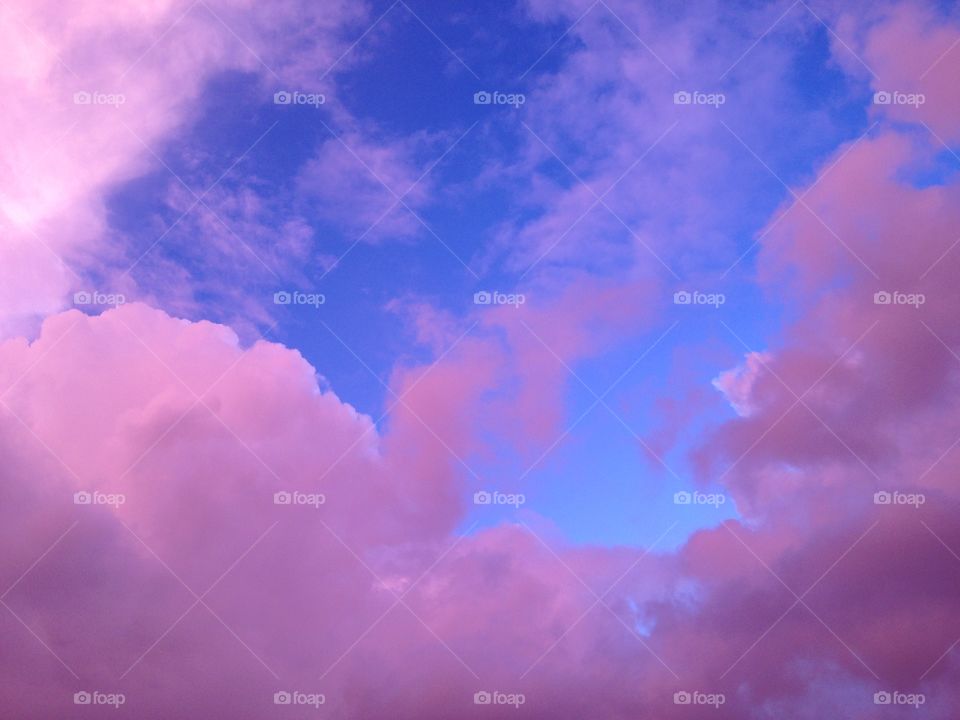 #cielo #sky #nubes #paisaje #morado #mirador #azul
