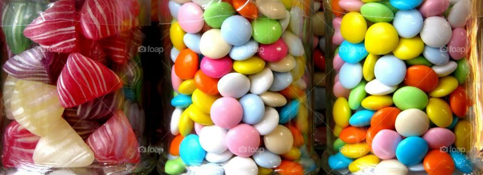 colourful candies