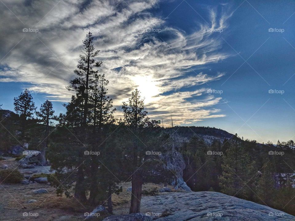 Sunset at the Mountaintops