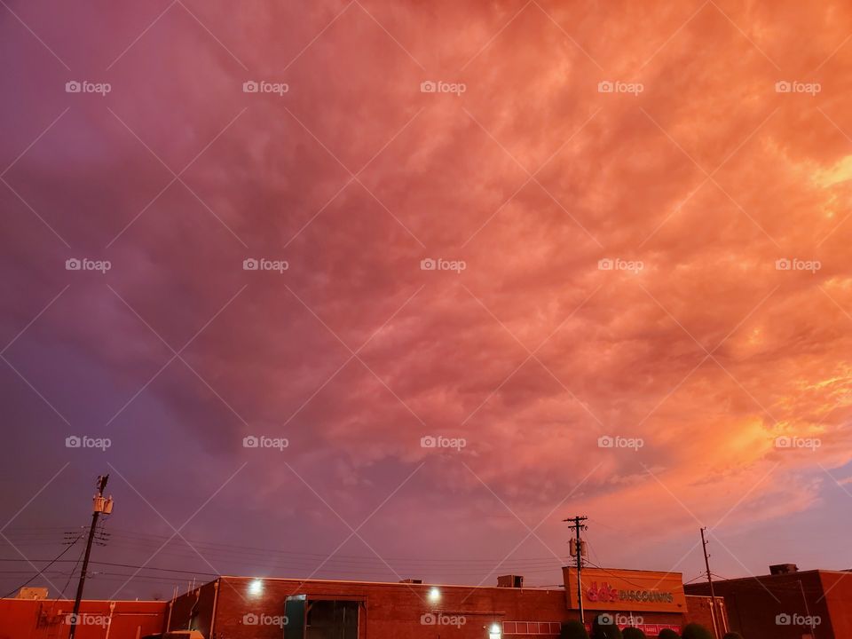 Storm clouds Oklahoma
