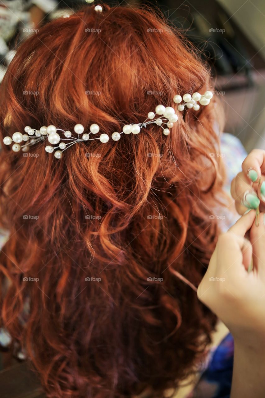 Curls of pearls 