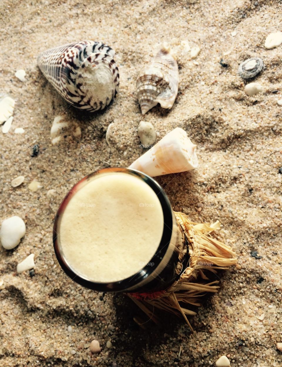 Coffee on the beach. 🏖