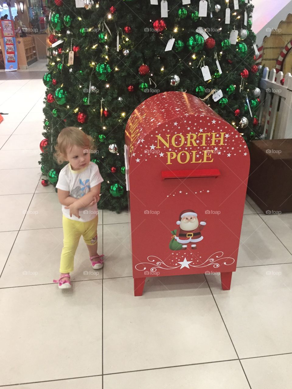 Christmas toddler shopping