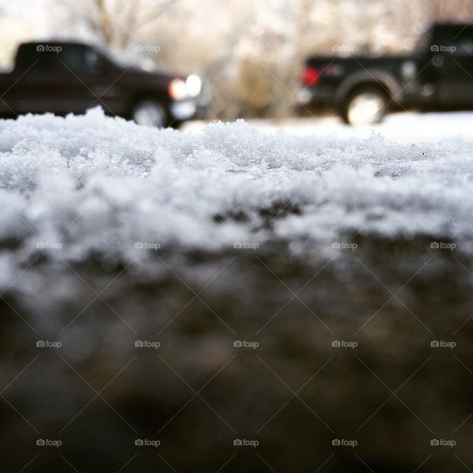 Snowy ground