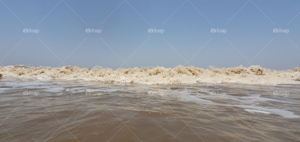 jampore beach, daman, gujarat, india