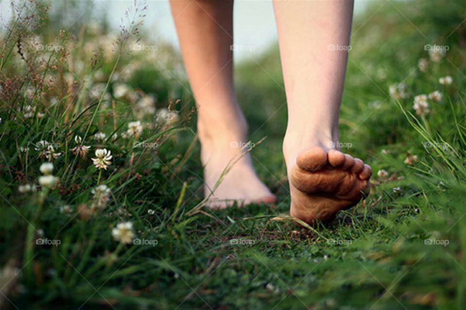 I LOVE walking barefoot in grass. It's so freeing for some reason. It's natural and fun and I just love the feeling so much.