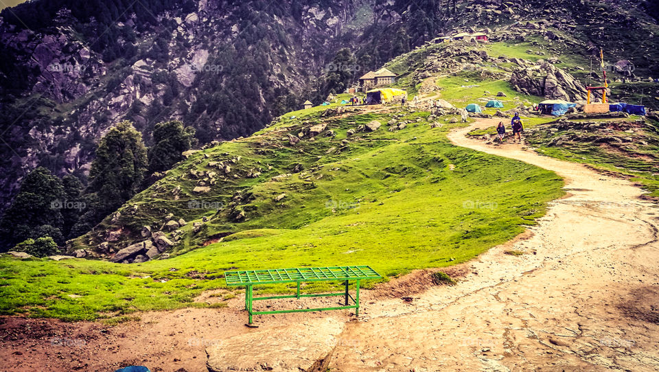 View of mountain top