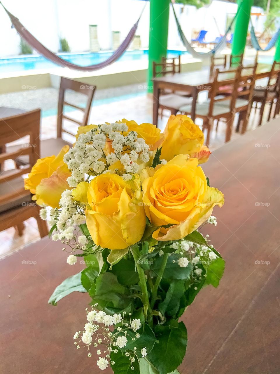 Yellow roses bouquet 