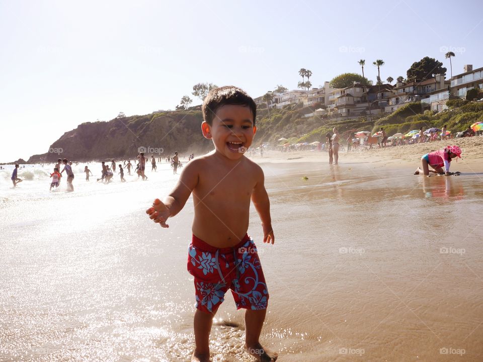 Beach, Child, Seashore, Water, Travel